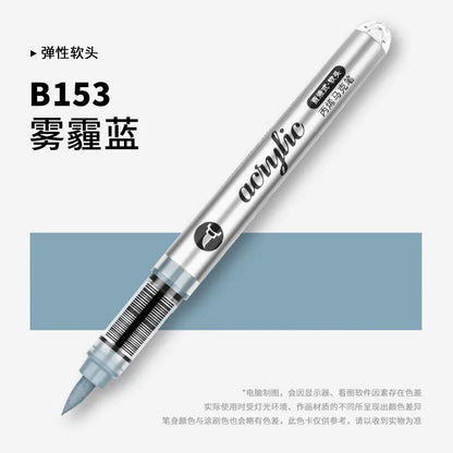 1 PC 120 Colors Acrylic Paint Marker Pens Professional Drawing Pens for Graffiti Manga School Aesthetic Stationery Art Supplies