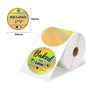 Munbyn/Nelko Holographic Laser Silver Sticker DIY Seal Labels for Card Festival Crafts Party Decorations for 241BT 246S D520