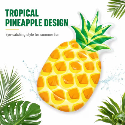 INTEX Pineapple Inflatable Pool Float 216 x 124 cm Large Tropical Swimming Pool Lounger for Summer Water Fun