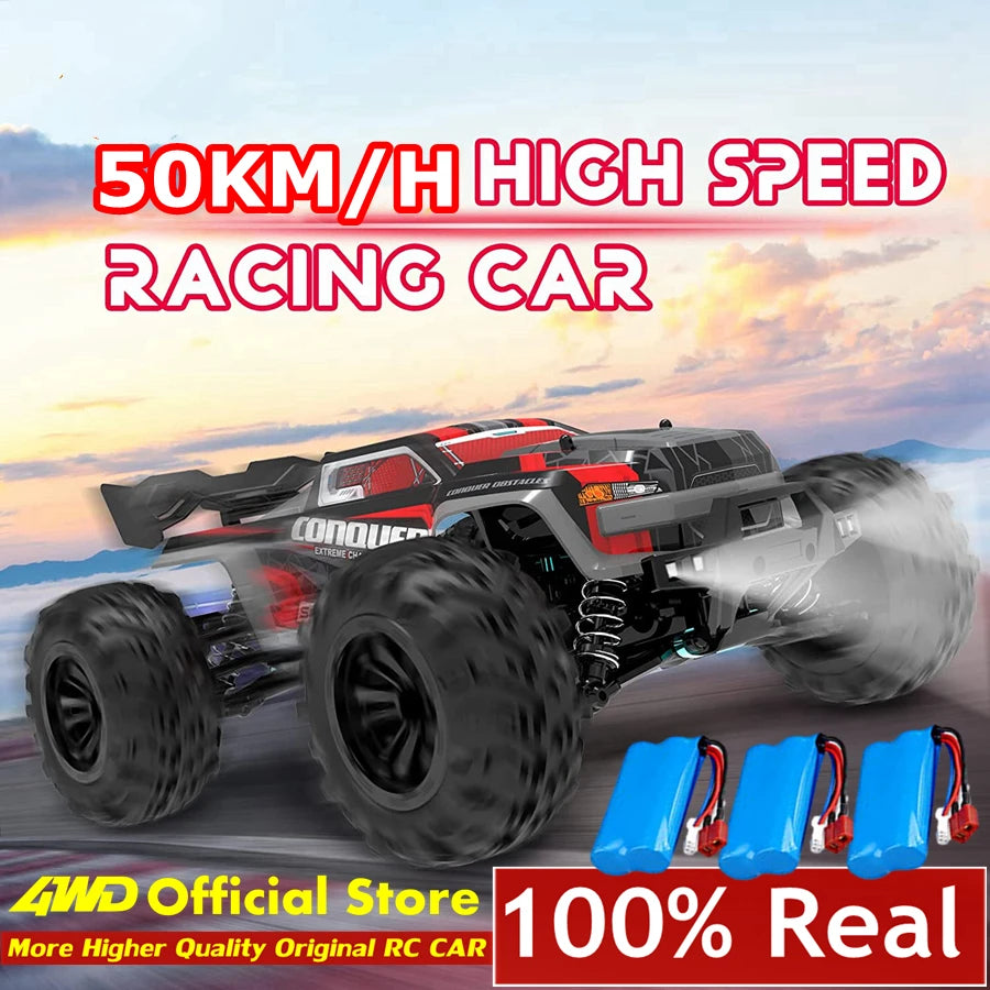 4WD 1:16 80KM/H Super Brushless 50KM/H Brushed RC Car 4x4 Off Road Remote Control High Speed Drift Racing Truck Buggy Toy Gift