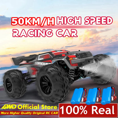 4WD 1:16 80KM/H Super Brushless 50KM/H Brushed RC Car 4x4 Off Road Remote Control High Speed Drift Racing Truck Buggy Toy Gift