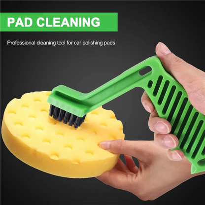 A96E-Polishing Pad Conditioning Brush Polishing Spur Tools Set Pad Cleaning Spur Tool Pad Brush Car Buffing Pad Cleaning