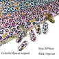 16Pc Holographic Nail Foil Set Starry Transfer 20*4cm Sticker Laser Flowers Leopard Mix Design Decal DIY Nail Art Decoration