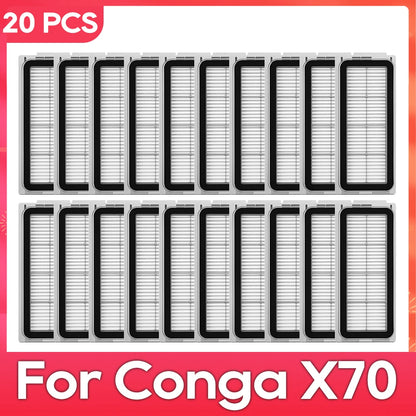 Fit For ( Conga X70 / Deerma X80 ) Replacement Parts Accessories Main Side Brush HEPA Filter Mop Pad Dust Bag