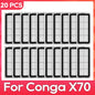 Fit For ( Conga X70 / Deerma X80 ) Replacement Parts Accessories Main Side Brush HEPA Filter Mop Pad Dust Bag