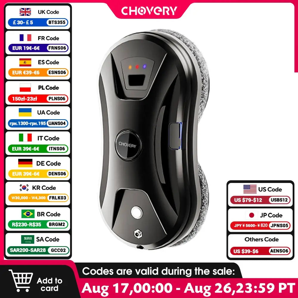 Vacuum Cleaner New Windows Cleaning Robot Window Washer Electric Glass Limpiacristales Remote Control For Home