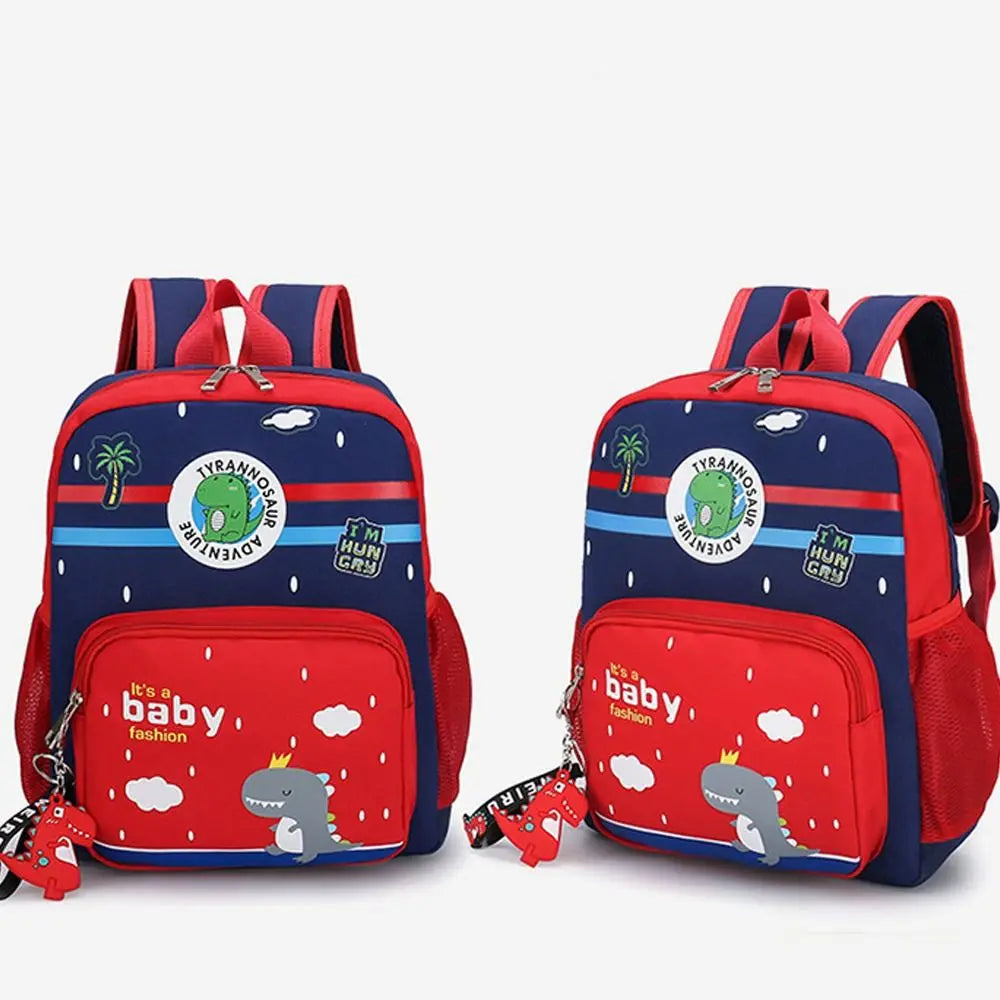 Durable Cute Backpack Cartoon Dinosaur Waterproof Students Bag Kindergarten Large Capacity School Bag for Children