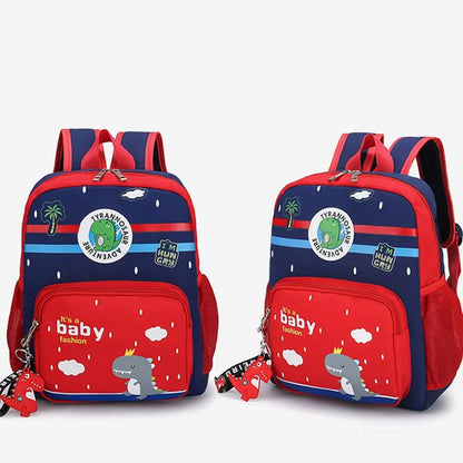 Durable Cute Backpack Cartoon Dinosaur Waterproof Students Bag Kindergarten Large Capacity School Bag for Children