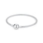 Original 925 Sterling Silver Bracelets Bangles Love Heart Clip Charms Beads Snake Chains For Women Rose Gold DIY Luxury Jewelry