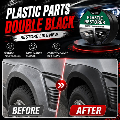 Car Plastic Restorer Leather Plastic Interior Panel Renewal Wax Coating Cream Repair Gloss Auto Rubber Tire Surface Polish Care