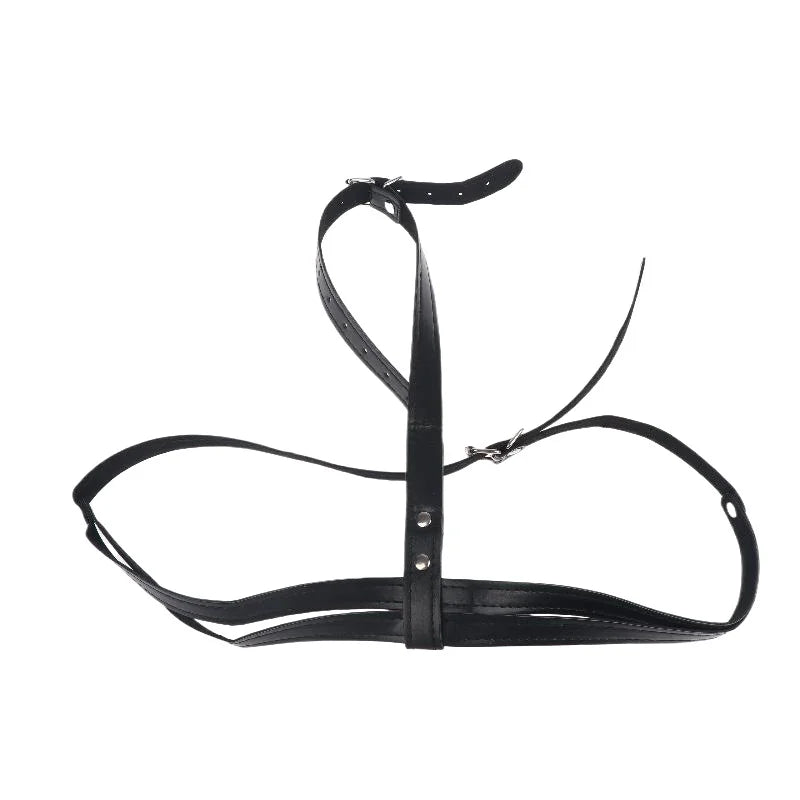 1Pcs Leather Strap On Lesbian Erotic Bra Brassiere Adult Breast BDSM Bondage Sexy Lingerie Sex Toy Accessories For Womenproduct