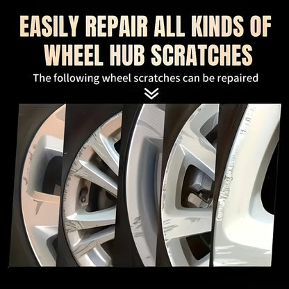 100g Universal Alloy Wheel Repair Kit, Rim Scratch and Wear Repair Paste with Oxidation Protection and Polishing Cream