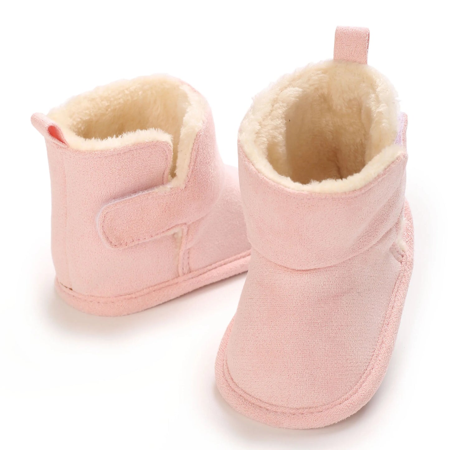 New Baby Boots For Winter Warmth 0-18M Newborn Baby Velcro Soft Sole Anti Slip Front Shoes Baby Shoes Warm Snow Boots