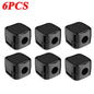 3/6/12Pcs/Set Magnetic Cable Clips Cable Organiser Adjustable Cord Holder Under Desk Organizing Cable Management Holder