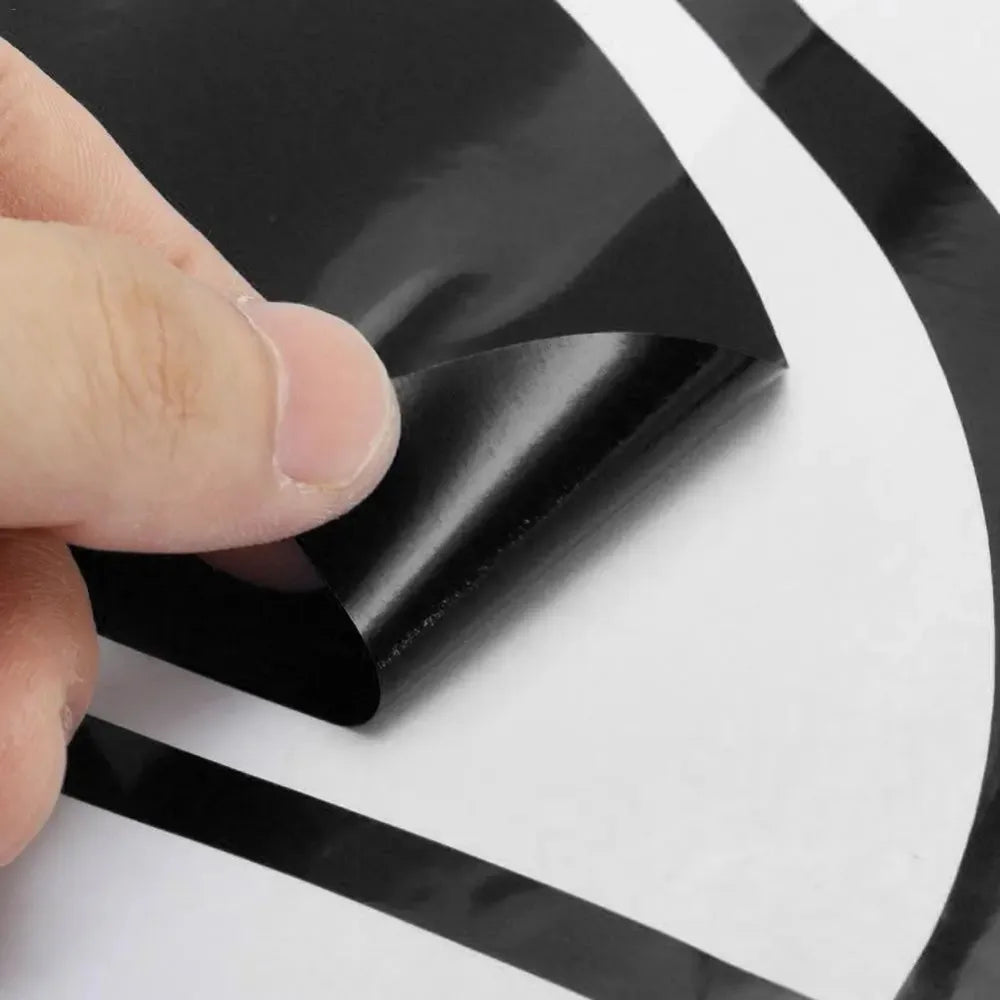 135x21CM Car Front Windshield Vinyl Waterproof Banner Stripe Decals Anti UV Heat Control Auto Window Visor Stickers Black/White