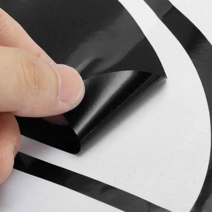135x21CM Car Front Windshield Vinyl Waterproof Banner Stripe Decals Anti UV Heat Control Auto Window Visor Stickers Black/White