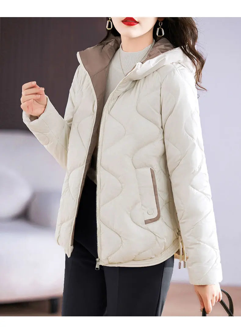 Hooded Parkas Women Winter 4XL Korean Fashion All-match Coats Thicken Keep Warm Streetwear Cold Wear Casual Female Outwear Ins
