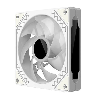 TEUCER Prism12025 PC Case Fan 120mm 5V 3Pin ARGB Cyclic Mirror Light Effect PWM 800 to 2000RPM Cooling Fan 3 Piece Set