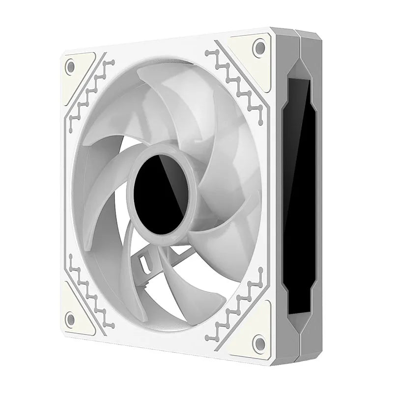 TEUCER Prism12025 PC Case Fan 120mm 5V 3Pin ARGB Cyclic Mirror Light Effect PWM 800 to 2000RPM Cooling Fan 3 Piece Set