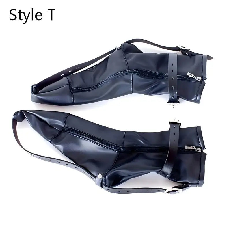 BDSM PU Leather Straitjacket Bondage Body Harness Adult Game Straight Jacket Halloween Clubwear Costume Armbinder Sex Toys Women