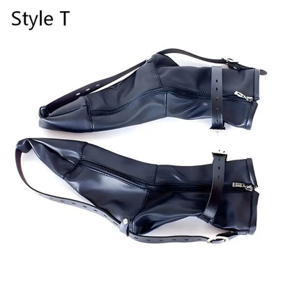 BDSM PU Leather Straitjacket Bondage Body Harness Adult Game Straight Jacket Halloween Clubwear Costume Armbinder Sex Toys Women