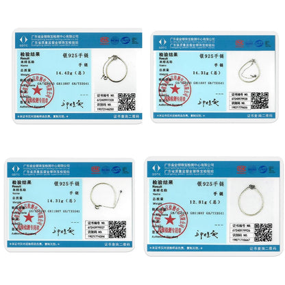 Original 925 Sterling Silver Bracelets 17-20CM Love Heart Flowers Butterfly Charms Beads Bracelet For Women Fashion Jewelry Gift