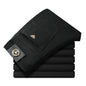 Seven-Color Stretch 97% Cotton and 3% Spandex Jeans Men Trendy Wild Simple High-End Slim-Fitting Small Straight Casual Trousers