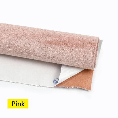 20x30-100*143cm Synthetic Leather Self-adhesive Fabric Suede Adhesive Fabrics By Meter Car Interior Door Velvet Cloth DIY Trims