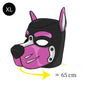 Sexy Charm Adult Rave Lingerie with Fetish Dog Hood Chest Harness Single Glove Arm Binder for Couple BDSM Body Bondage Clothing