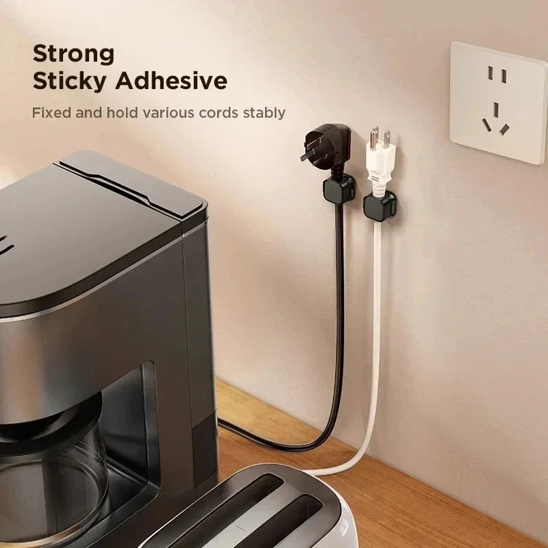 3/6/12Pcs/Set Magnetic Cable Clips Cable Organiser Adjustable Cord Holder Under Desk Organizing Cable Management Holder