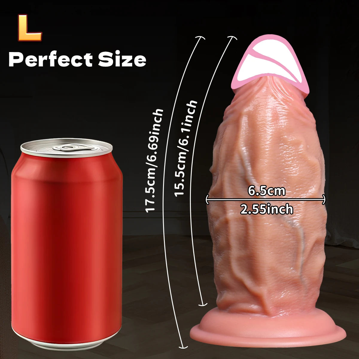 Huge Thick Dildo Big Dick Sex Toy for Women Soft Silicone Anal Big Penis With Super Suction Cup Female Masturbation Sex Products