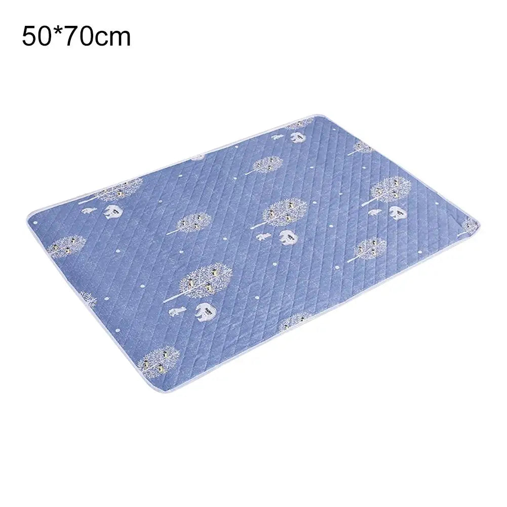 Washable Waterproof Underpad Cotton Bed Pad for Adults Incontinence Elderly Mattress Protection Large Reusable Bed Mat
