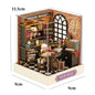 Mini Doll House DIY Small House 3D Puzzle Assembly Building Model Toys Home Bedroom Decoration With Furniture LED Lights Gifts