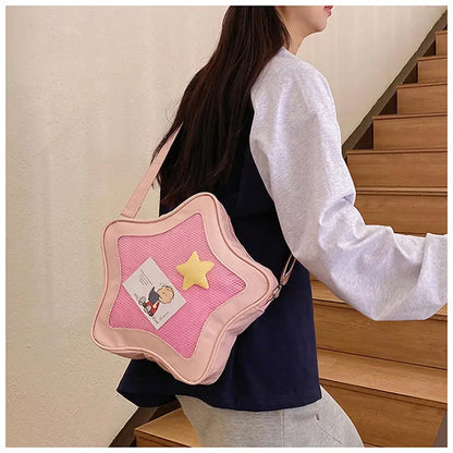 Cute Kawaii Ita Bag Original Anime Five Pointed Star Two-dimensional Crossbody Street Fashion Ulzzang Shoulder For Girls 2025