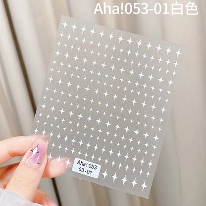1sheet 3D Sweet Cherry Fruit Nail Art Stickers Summer Peach/Lemon/Star/Moon Nail Decals 8*10cm Adhesive Red Cherry Nail Decor %$