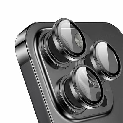 2-3Pcs Blue Colour Metal Lens Ring For IPhone 17 16 15 14 Pro Max Camera Protector Covers For IPhone 13 Pro Max Full Cover Glass