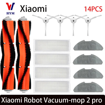 For Xiaomi Mi Robot Vacuum-Mop 2 Pro/Lite MJST1SHW MJSTL Hepa Filter Mop Cloth Main Side Brush Mijia Vacuum Cleaner Accessories