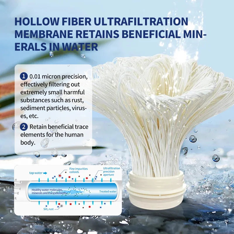 whole house high flow water filter system 5000L-8000L stainless steel mineral water filter  Reusable PVDF Lasts Exceed 5 Years