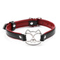Sexy PU Leather Choker Collar for Women Gothic Punk Spike Heart O-Ring Bell Bondage Slave Neck Strap BDSM Role Play Accessory