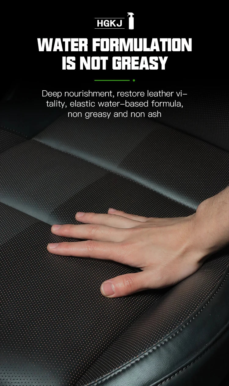 Car Plastic Leather Restorer Spray Polish Cleaner Coating Agent  Back To Black More Gloss Car Cleaning Products S3