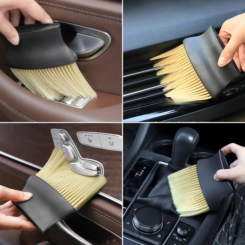 Auto Interior Dust Brush Car Cleaning Brushes Soft Bristles Detailing Brush Dusting Tool for Car Dashboard Air Conditioner Vents