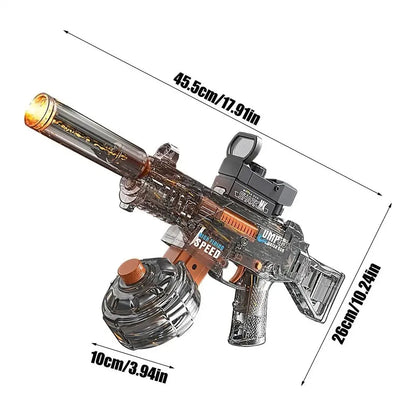 UMP45 Electric Water Gun Full Automatic Submachine with Light Large-Capacity Outdoor Beach Swimming Pool Shooting Game Kid Toy