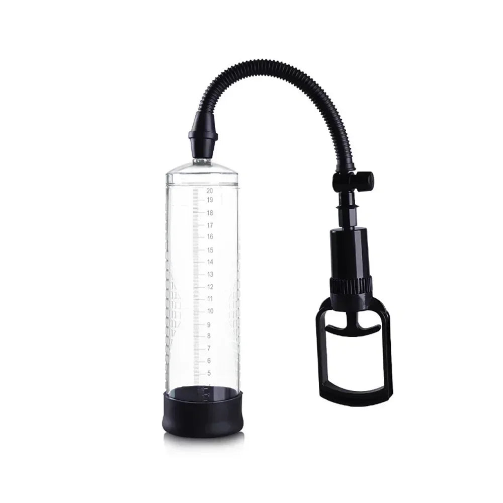 Penis Pump Sex Toys for Men Male Masturbator Penis Extender Vacuum Pump Penis Enlargement Enhancer Dick Trainer Massager Ring