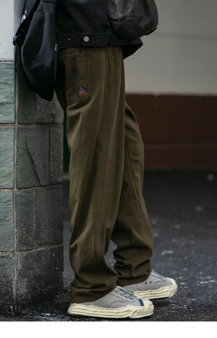Japanese Streetwear High Quality Cargo Pants For Men Clothing Harajuku Casual Straight-Leg Trousers Korean Fashion Baggy Pants