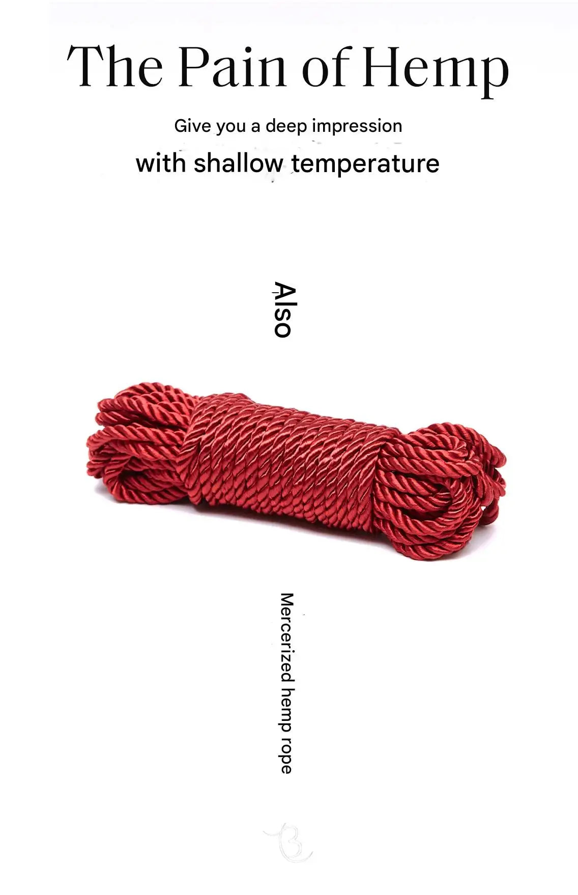 10m Shibari Bondage Rope,Soft Jute for Japanese Rope Art,Skin-Friendly for Beginners,Natural Color Skin-Safe Jute Couples Play