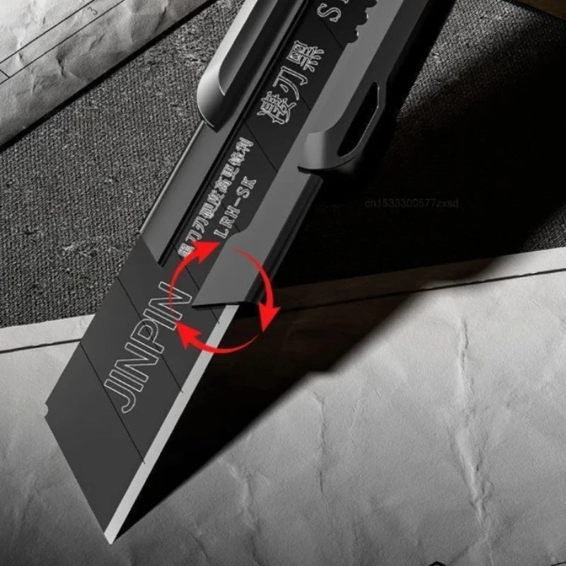 Heavy Duty Utility Knife Large Thickened Wallpaper Cutter Snap Off Cutter Blades Cutter Sharp Paper Cutting Knives Multi Purpose