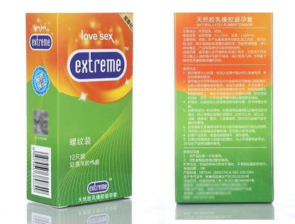 10/12PCS Men's Condoms Sex Toys Lubricante Penis Sleeve Sex Products Vaginal Stimulation Ultra Thin Spike Condoms Adult Supplies