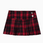Summer Clothes Mini Skirts Woman Korean Fashion Short Skirts Women Low Rise Y2k Skirts Pleated Red Plaid Skirts Luxury Designer