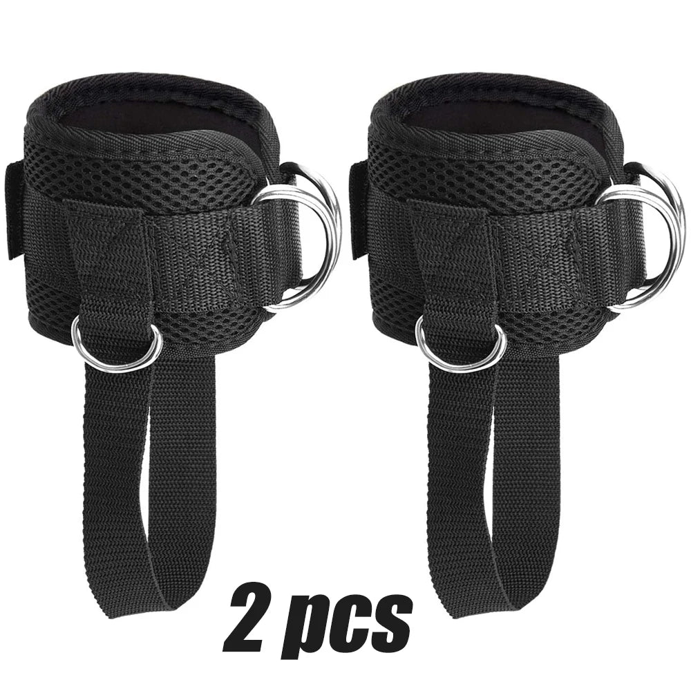 Ankle Strap for Cable Machine Kickbacks,Glute Workout,Leg Extensions,Booty Hip Abductors Exercise,Adjustable Ankle Cuff for Gym