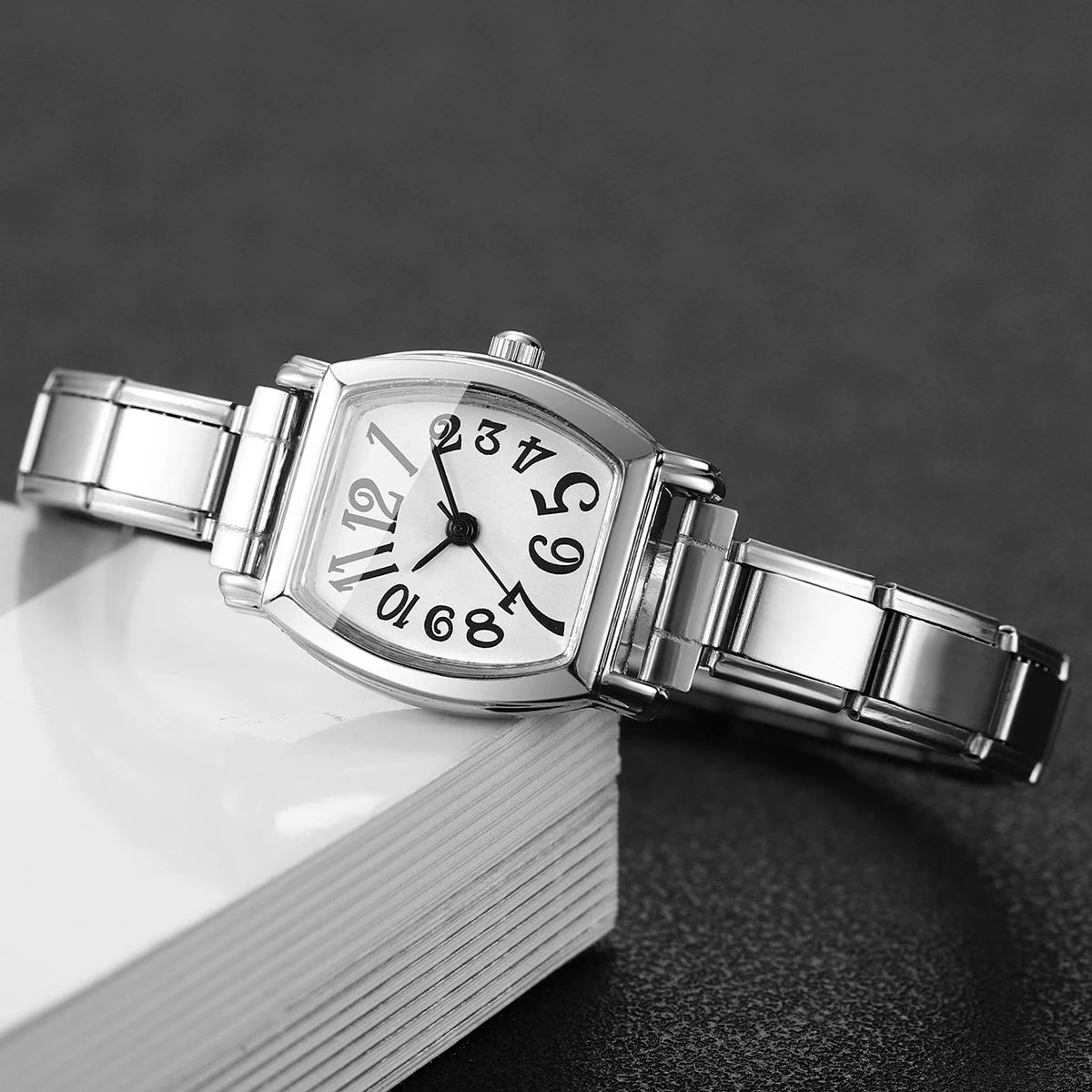 Fashion Arabic Dial Women Watch Elegant Thin Strap Wristwatch For Ladies Reloj Mujer Girls Clock Gift (Without Box)